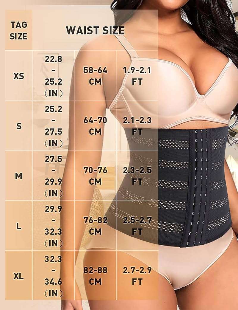 Waist Trainer Corsets for Women Underbust Sport Trimmer Belts Cincher Hourglass Body Shaper Girdle - Image 7