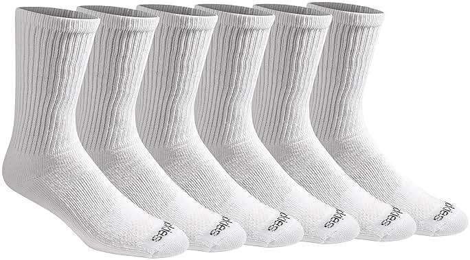 Dickies Men's Dri-Tech Essential Moisture Control Crew Socks, Available in M-XXL (6, 12 Pairs) - Image 1