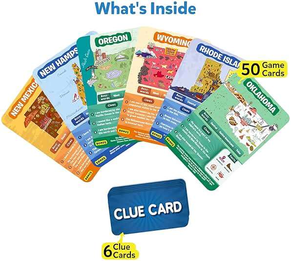Skillmatics Guess in 10 States of America, Educational Travel Card Game for Ages 8 and Up, Boys, Girls, and Kids Who Love Board Games, Geography and History - Image 2