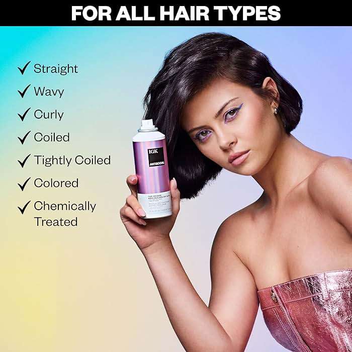 IGK ANTISOCIAL Bond-Building Dry Hair Mask Travel | Repair + Soften + Shine | Vegan + Cruelty Free | 1.7 Oz - Image 6