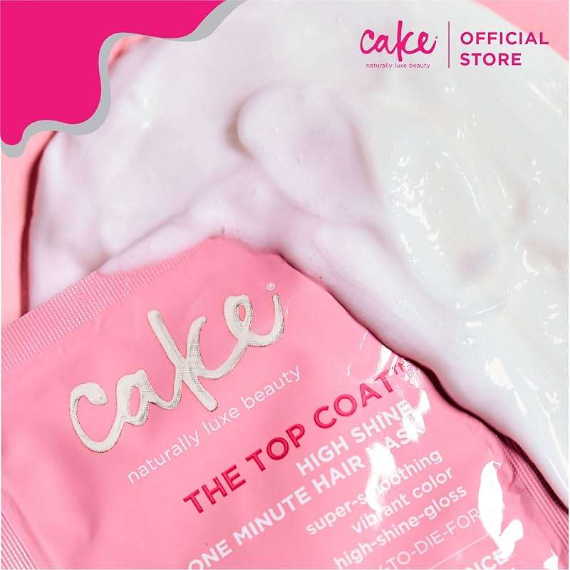Cake Beauty The Top Coat One Minute High Shine Hair Mask, 1.76 Ounce - Image 5