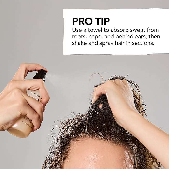Bumble and bumble. Prêt-à-powder Post Workout Non-Aerosol Dry Shampoo Hair Mist | Cleanses Sweat + Eliminates Odor | For All Curly, Wavy, Straight Hair Types - Image 4