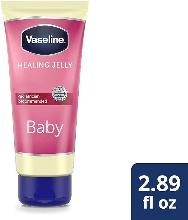 Vaseline Healing Jelly Petroleum Jelly For Diaper Rash Moisturizer For Baby Hypoallergenic Skin Protectant 2.89 oz - Image 2