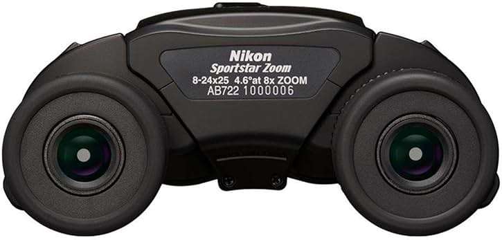 Nikon Sportstar Zoom 8-24x25mm Binoculars - Multi-Coated Lenses, Porro Prism Optics, Fast Focus Control - Compact Lightweight Binocular for Sports Events, Wildlife & Outdoor Viewing - Image 4