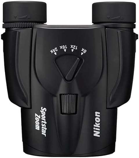 Nikon Sportstar Zoom 8-24x25mm Binoculars - Multi-Coated Lenses, Porro Prism Optics, Fast Focus Control - Compact Lightweight Binocular for Sports Events, Wildlife & Outdoor Viewing - Image 5