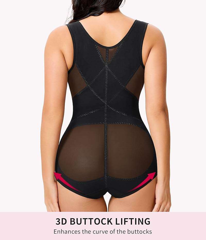 Gotoly Women Waist Trainer Bodysuit Full Body Shaper Vest Tummy Control Slim Corset Shapewear Tank Tops - Image 4