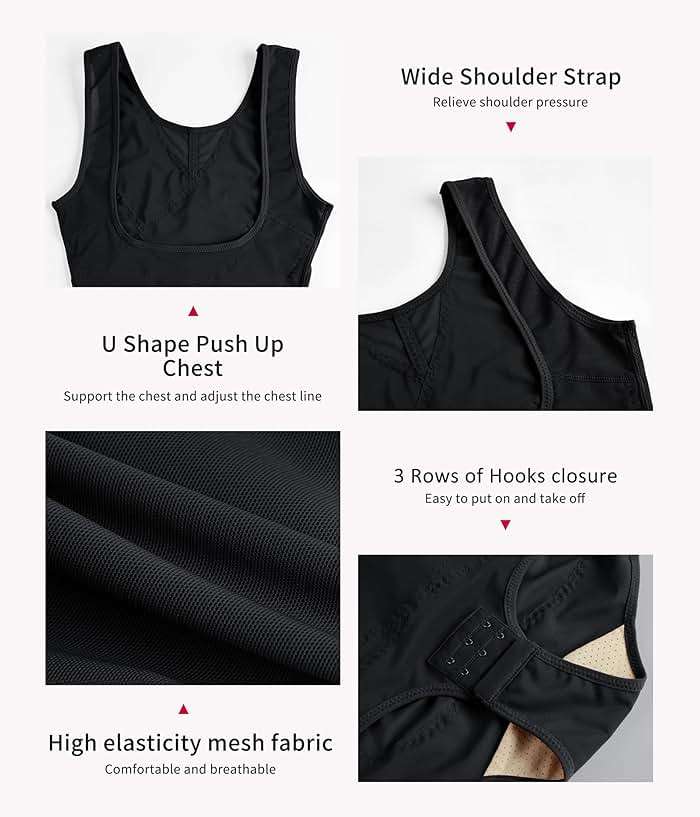 Gotoly Women Waist Trainer Bodysuit Full Body Shaper Vest Tummy Control Slim Corset Shapewear Tank Tops - Image 5
