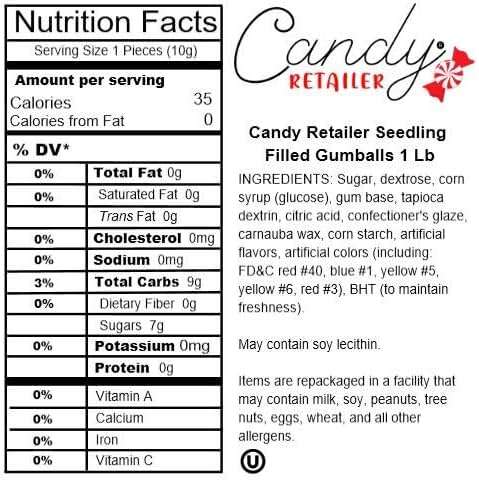 Candy Retailer Seedling Filled Gumballs 1 Lb - Image 4