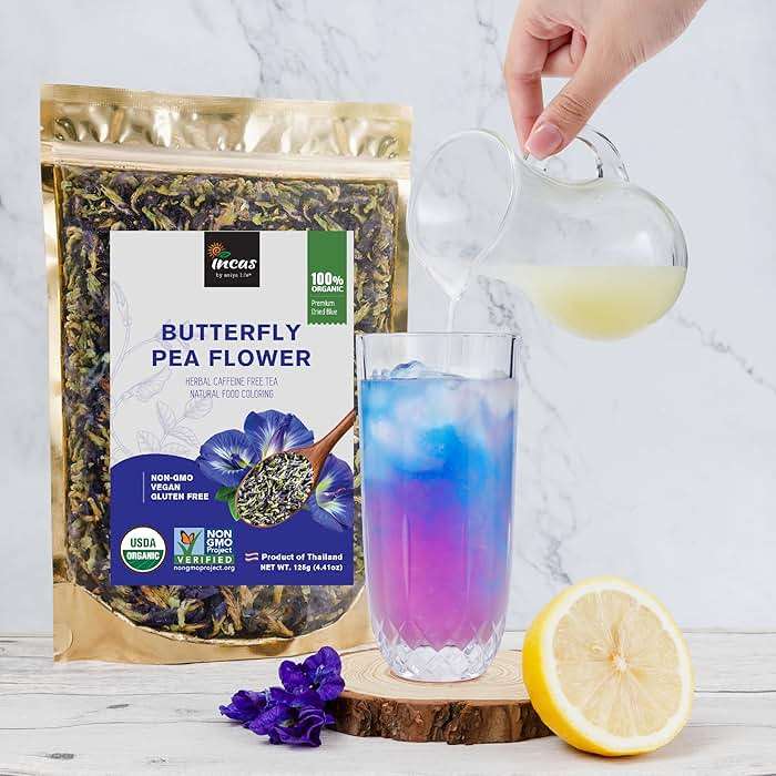 INCAS 100% USDA Organic Butterfly Pea Flower 4.41 oz (375+ Cups) DIRECT FROM SOURCE Thailand Non GMO Verified Dried Caffeine Free Gluten Free Vegan Rich in Antioxidants Free eBook - Image 3