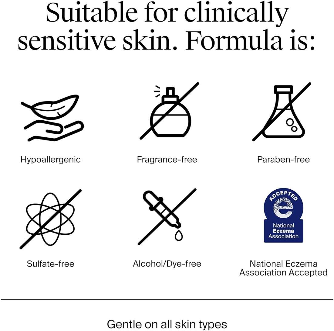 Neutrogena Ultra Gentle Foaming Facial Cleanser, Fragrance Free Hydrating Face Wash for Sensitive Skin, Daily Non Over Drying Makeup Remover, Hypoallergenic, Soap & Dye Free, Non-Comedogenic, 16 Fl Oz - Image 6