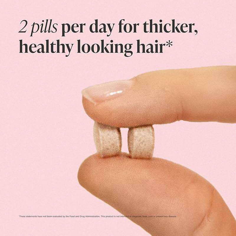Viviscal Hair Growth Supplements for Women, Thicker Fuller Hair Support for Thinning Hair and Hair Loss, with Biotin and Marine Collagen, Drug-Free, 180 Tablets, 90-Day Supply - Image 4