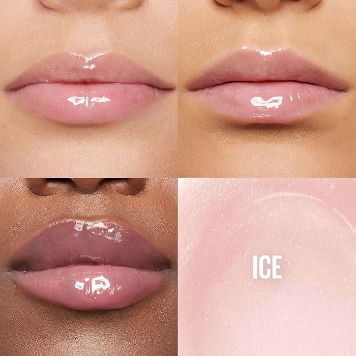 Maybelline Lifter Gloss, Hydrating Lip Gloss with Hyaluronic Acid, Ice, Pink Neutral, 0.18 Ounce - Image 2