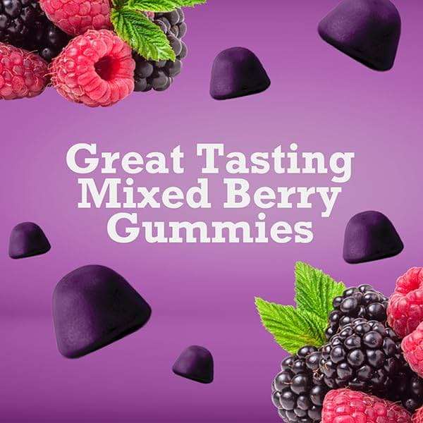 Senokot Dietary Supplement Laxative Gummies, 60 Count, Constipation Relief, Natural Senna Extract, Gentle Overnight Laxatives for Constipation Relief, Blueberry Pomegranate Flavor - Image 7