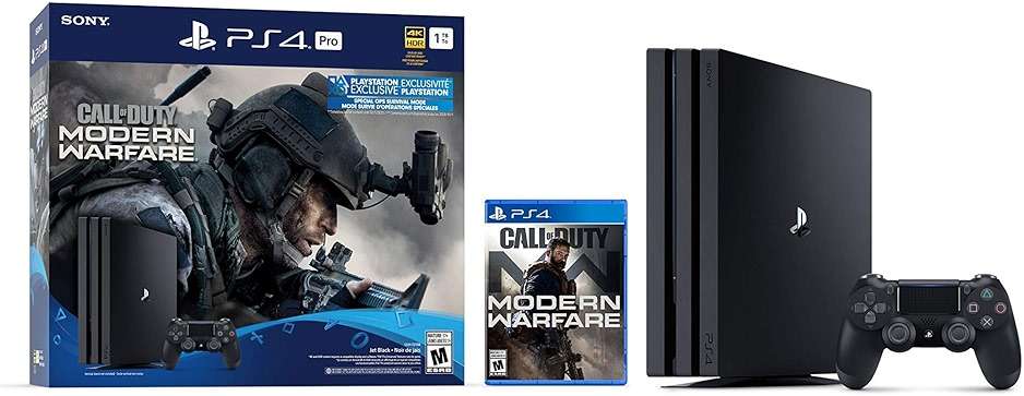 PlayStation 4 Pro 1TB Console - Call of Duty: Modern Warfare Bundle (Renewed) - Image 2