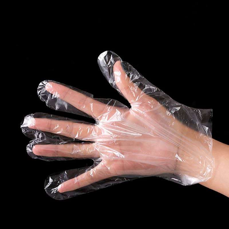 HLIN 1500 Pcs Plastic Gloves Disposable - Food Prep Gloves Disposable Transparent for Food Service, Cleaning, One Size Fits Most - Image 2