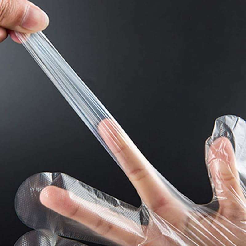 HLIN 1500 Pcs Plastic Gloves Disposable - Food Prep Gloves Disposable Transparent for Food Service, Cleaning, One Size Fits Most - Image 7