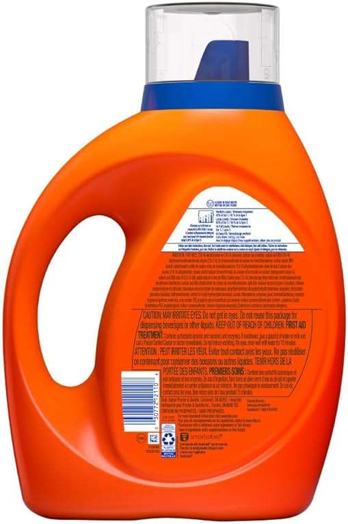 Tide Laundry Detergent Liquid, Original Scent, 64 Loads, 80 FL OZ, Works on 100% of Common Stains, Laundry Soap, Liquid Laundry Detergent - Image 15