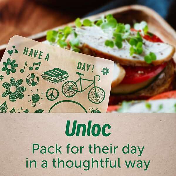 Ziploc Paper Sandwich and Snack Bags, Recyclable & Sealable with Fun Designs, 50 Bags Total - Image 5