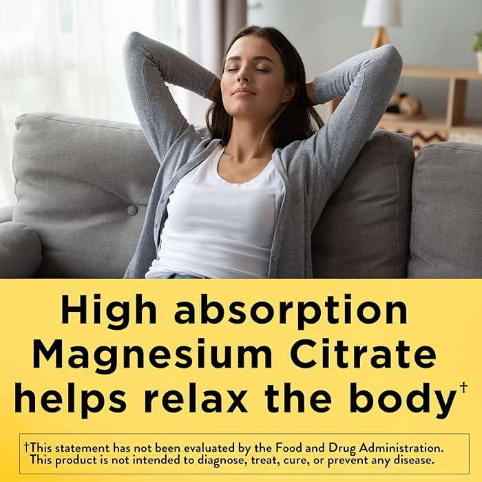 Nature Made High Absorption Magnesium Citrate 200 mg per serving, Magnesium Supplement for Muscle, Nerve, Bone and Heart Support, 60 Magnesium Gummies, 30 Day Supply - Image 3