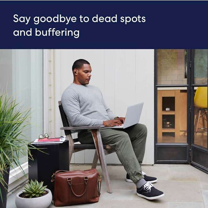 Amazon eero 6 mesh wifi router - Supports internet plans up to 900 Mbps, Coverage up to 1,500 sq. ft., Connect 75+ devices, 1-pack - Image 3