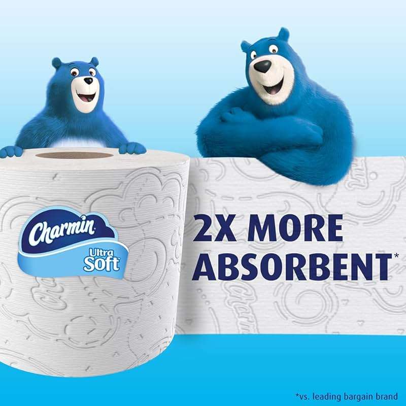 Charmin Ultra Soft Toilet Paper, 6 Super Mega Rolls = 36 Regular Rolls - Image 6