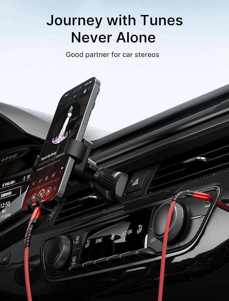 JSAUX USB C to 3.5mm Audio Aux Jack Cable for iPhone 17 Pro Max/Air [3.3ft], Type C to 3.5mm Headphone Car Stereo Cord Compatible with iPhone 16/15 Pro Max,Samsung Galaxy S25 S24, iPad Pro, Pixel 9/8 - Image 4