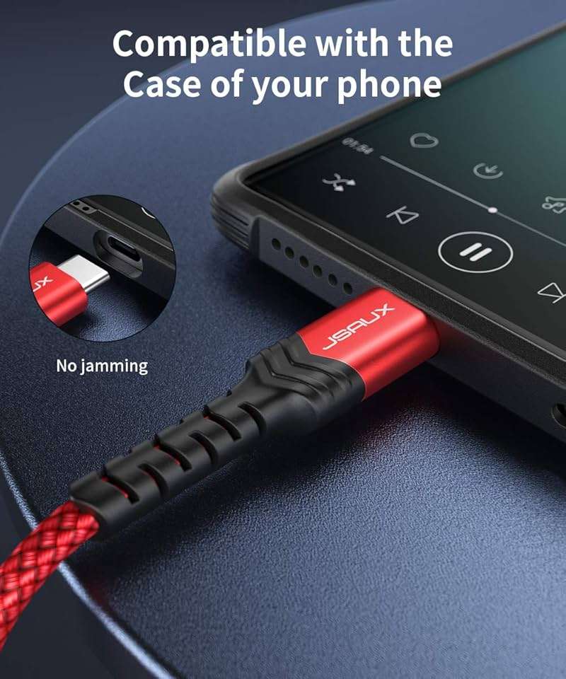 JSAUX USB C to 3.5mm Audio Aux Jack Cable for iPhone 17 Pro Max/Air [3.3ft], Type C to 3.5mm Headphone Car Stereo Cord Compatible with iPhone 16/15 Pro Max,Samsung Galaxy S25 S24, iPad Pro, Pixel 9/8 - Image 8