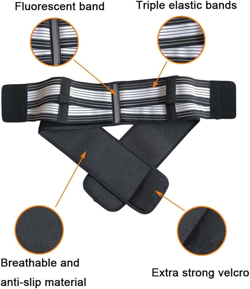 Paskyee Sciatica Belt, Sacroiliac Hip Band for Men Women - Sciatic, Lower Back, Si Joint, Pelvic pain Relief Regular - Image 4