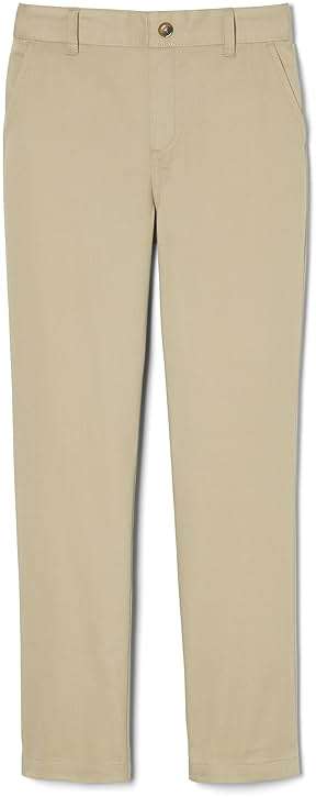 French Toast Girls' Pull-On Straight Fit Stretch Twill Pant - Image 5