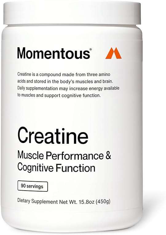 Momentous Creatine Monohydrate Powder - Creatine Powder - Supports Strength, Lean Muscle, & Recovery for Men & Women - NSF Certified for Sport - 5 g per Serving - 90 Servings - Image 1