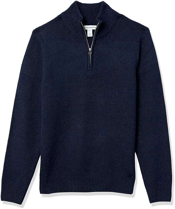 Amazon Essentials Men's Long-Sleeve Soft Touch Quarter-Zip Sweater - Image 1
