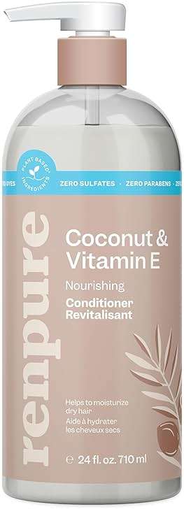 Renpure, Conditioner Coconut Vitamin E, 24 Ounce - Image 1