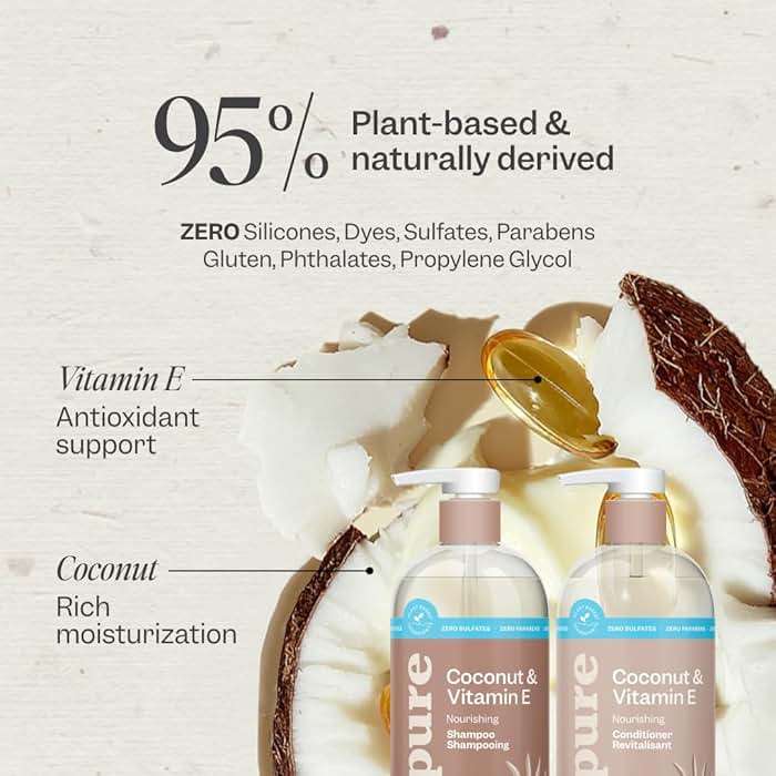 Renpure, Conditioner Coconut Vitamin E, 24 Ounce - Image 3