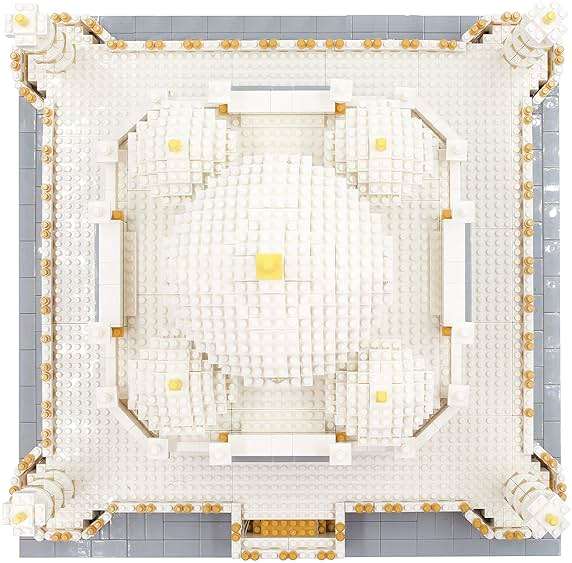 dOvOb Micro Mini Blocks Taj Mahal Building and Architecture Model Set,(4000Pieces) Toys Gifts for Kid and Adult - Image 5