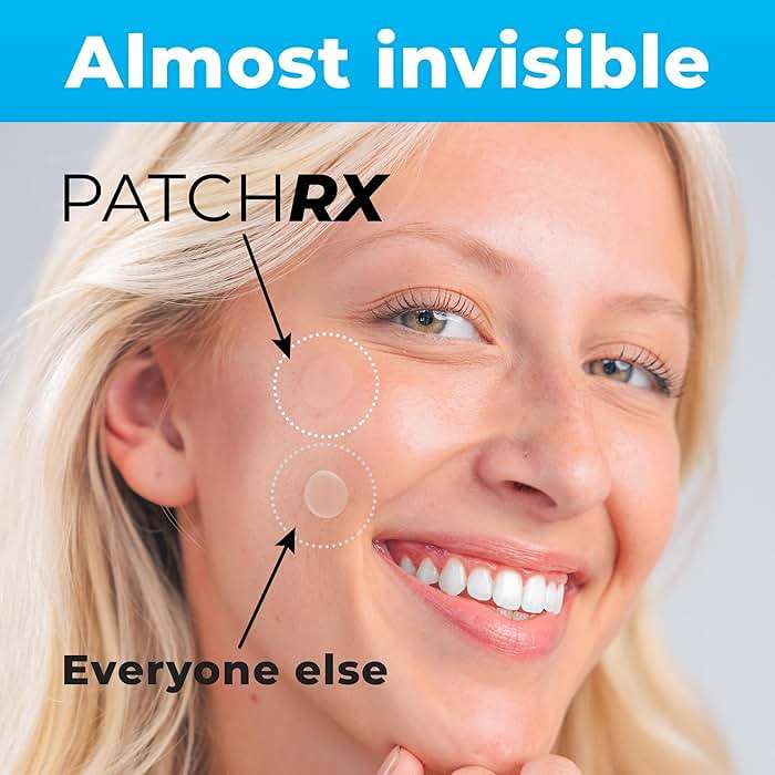PatchRx Pimple Patches for Face (120 Patches), Hydrocolloid Acne Patches with Tea Tree Oil, Pimple Patch Pimple Stickers - Hydrocolloid Patch Acne Dots - Acne Pimple Patches For Face - Zit Patches - Image 5