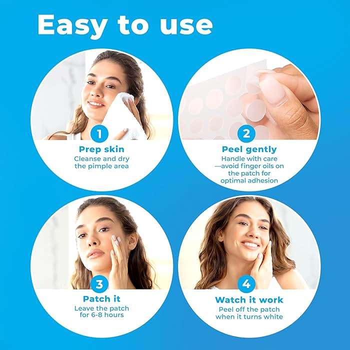 PatchRx Pimple Patches for Face (120 Patches), Hydrocolloid Acne Patches with Tea Tree Oil, Pimple Patch Pimple Stickers - Hydrocolloid Patch Acne Dots - Acne Pimple Patches For Face - Zit Patches - Image 7