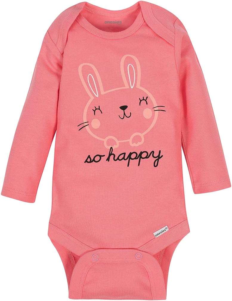 Onesies Brand, Unisex Baby, 6-Pack Long Sleeve Bodysuits - Image 2