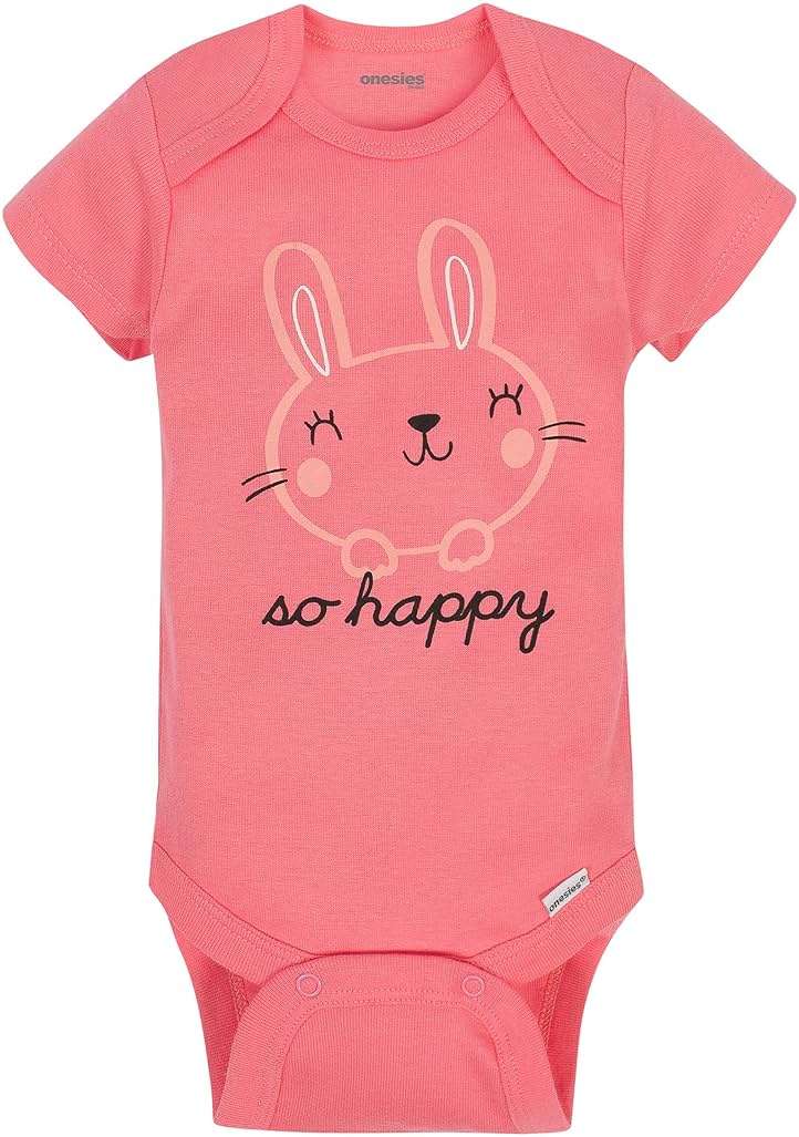 Onesies Brand Baby Girls' 8-pack Short Sleeve Mix & Match Bodysuits - Image 2