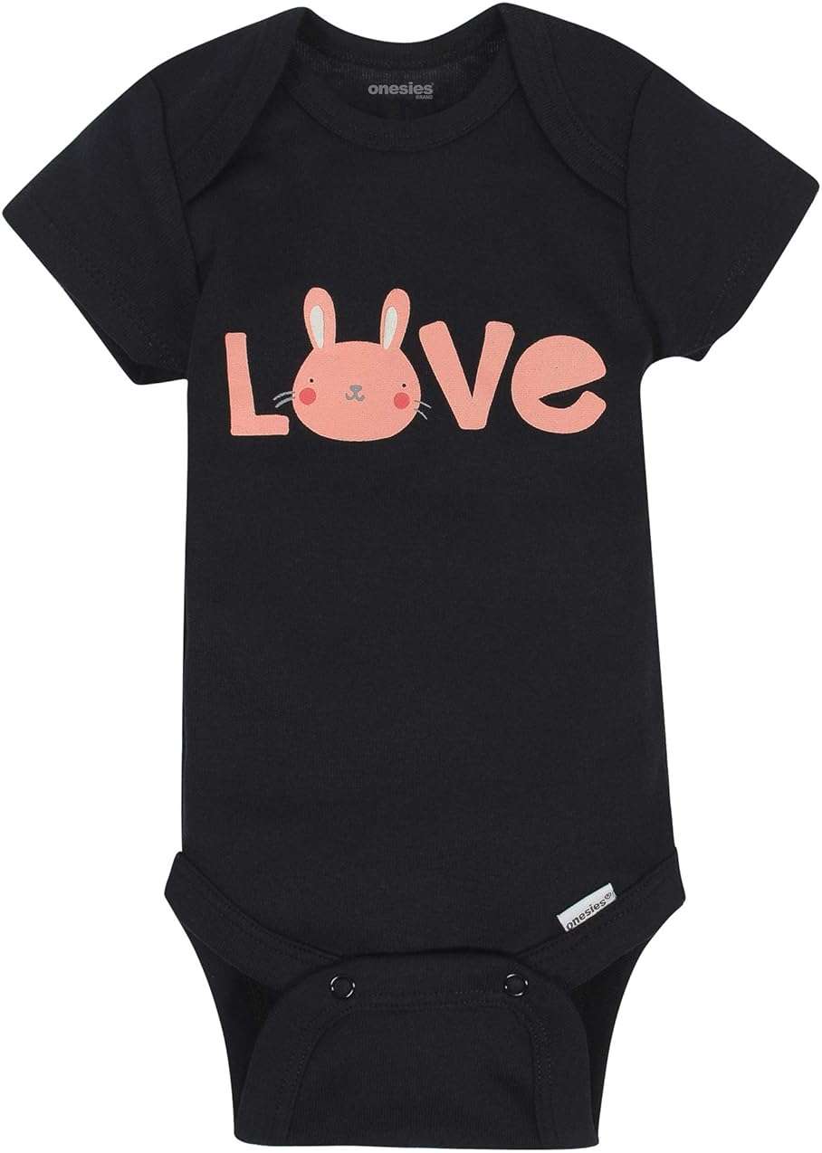Onesies Brand Baby Girls' 8-pack Short Sleeve Mix & Match Bodysuits - Image 4