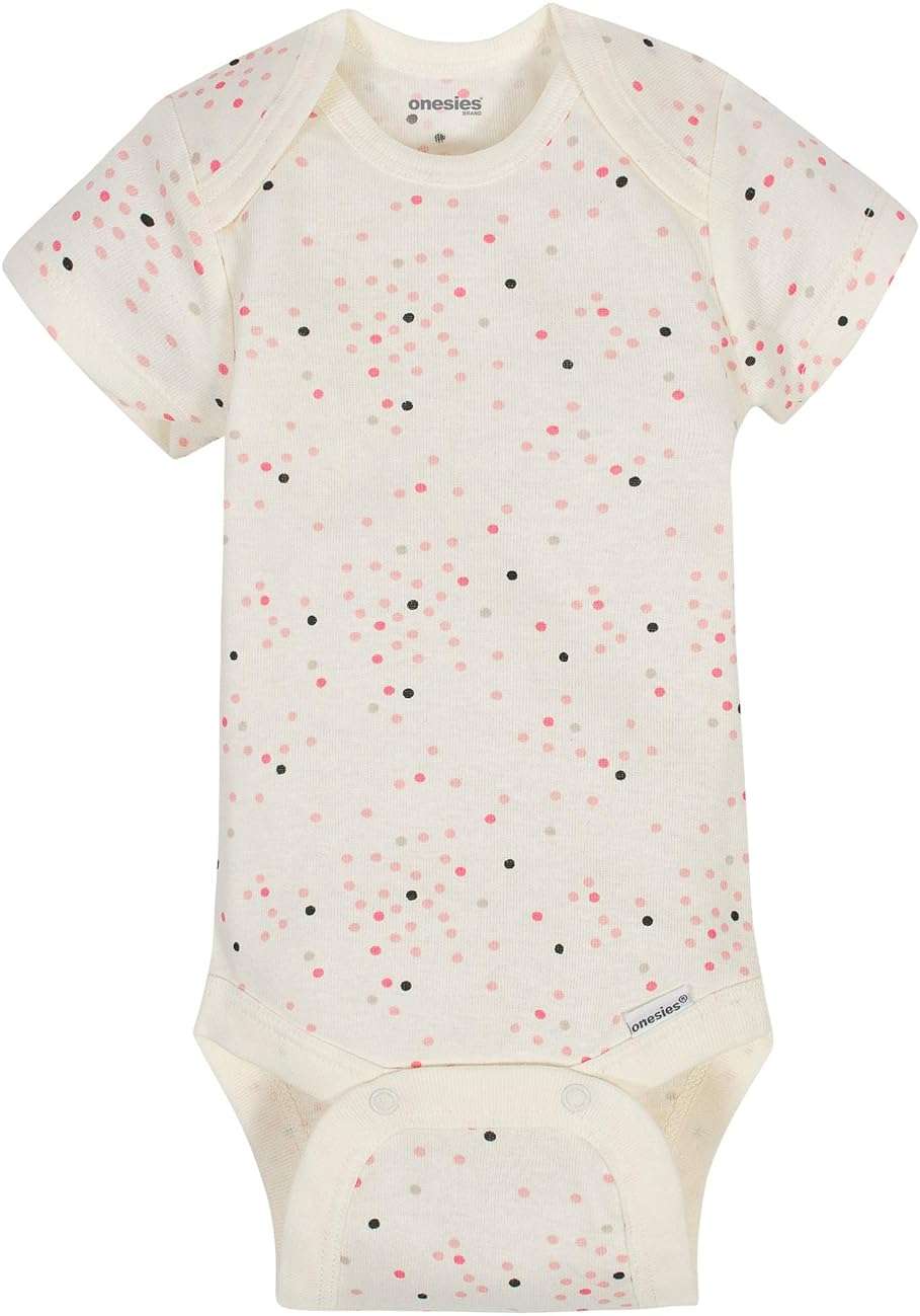 Onesies Brand Baby Girls' 8-pack Short Sleeve Mix & Match Bodysuits - Image 5
