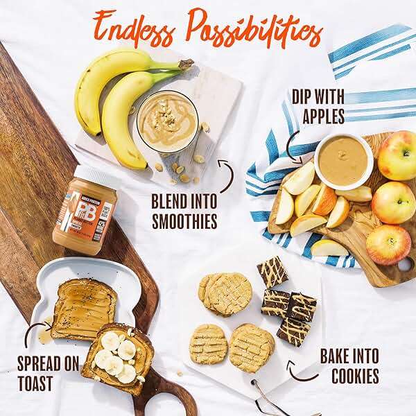PBfit Peanut Butter Spread, 10g Plant Based Protein per Serving, Keto and Vegan Nut Butter, No Palm Oil, No Artificial Sweeteners or Preservatives, 16 oz - Image 6