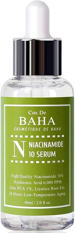 Cos De BAHA Niacinamide 10% Serum 2 Fl Oz – Zinc PCA, Hyaluronic Acid & Aloe for Balancing, Pore-Refining & Uneven Tone (60 ml) - Image 9
