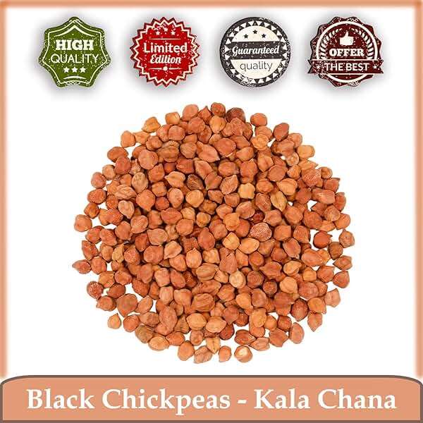NY Spice Shop Black Chickpeas - 1.5 Pound Desi Kala Chana - 100% Natural Black Chana - Nutritious Dry Chickpeas - Protein Rich High Fiber Chick Peas Dried Bulk Satisfying Creations for Every Palate - Image 2