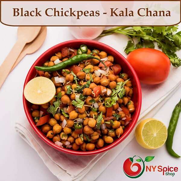 NY Spice Shop Black Chickpeas - 1.5 Pound Desi Kala Chana - 100% Natural Black Chana - Nutritious Dry Chickpeas - Protein Rich High Fiber Chick Peas Dried Bulk Satisfying Creations for Every Palate - Image 5