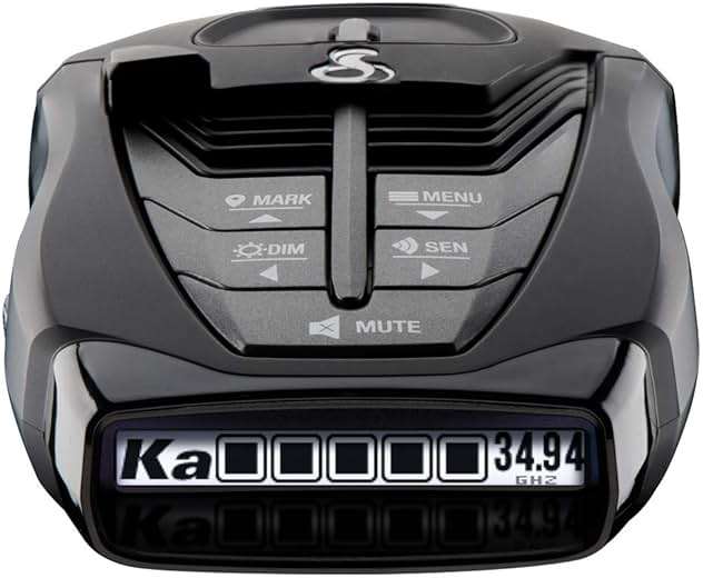 Cobra RAD 480i Laser Radar Detector – Long Range Detection, Bluetooth, Apple CarPlay and Android Auto Compatible, LaserEye Front and Rear Detection, Digital Signal Processing, Black - Image 1