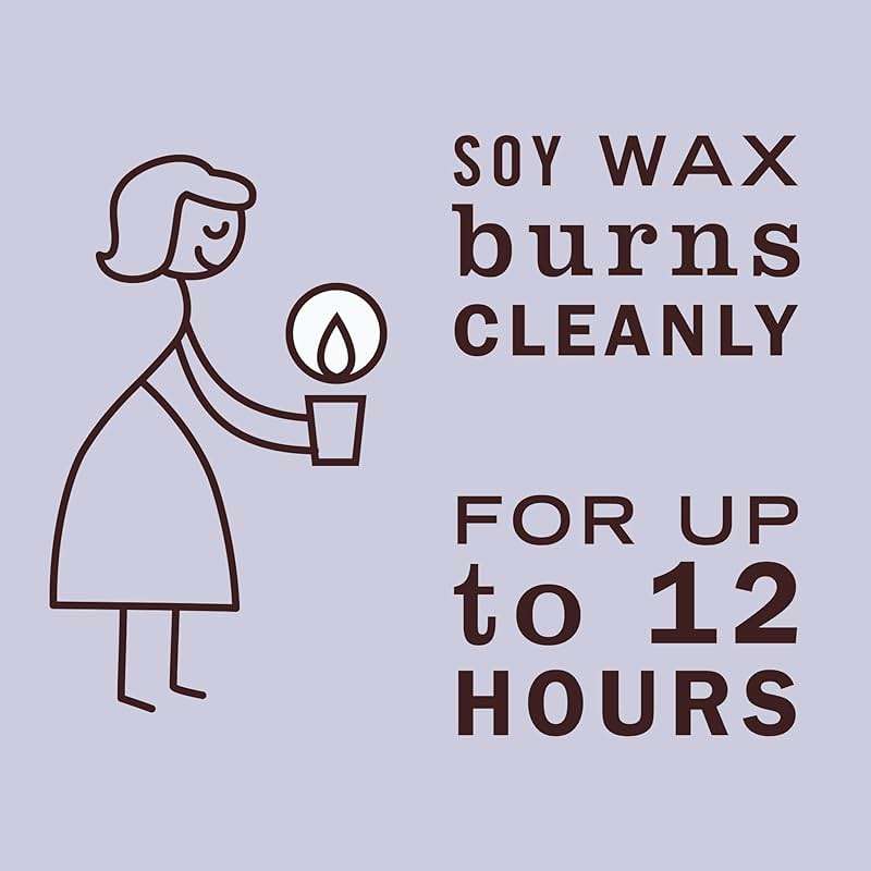 MRS. MEYER'S CLEAN DAY Soy Tin Candle, 12 Hour Burn Time, Made with Soy Wax and Essential Oils, Lavender, 2.9 Oz - Image 4