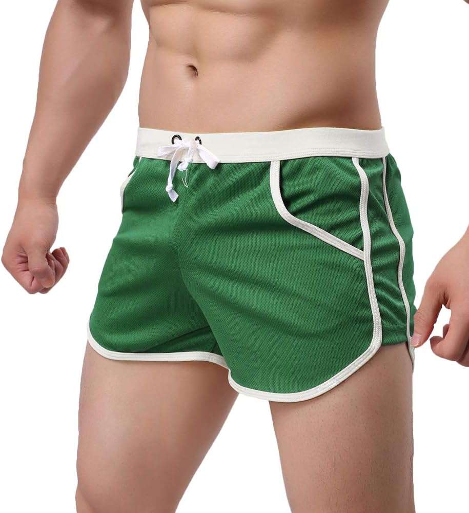 Rexcyril Men's Running Workout Bodybuilding Gym Shorts Athletic Sports Casual Short Pants - Image 3