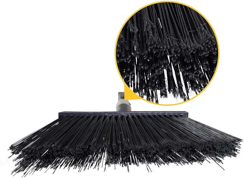 Yocada Heavy-Duty Broom Outdoor Commercial for Courtyard Garage Lobby Mall Market Floor Home Kitchen Room Office Pet Hair Rubbish 54Inch - Image 7