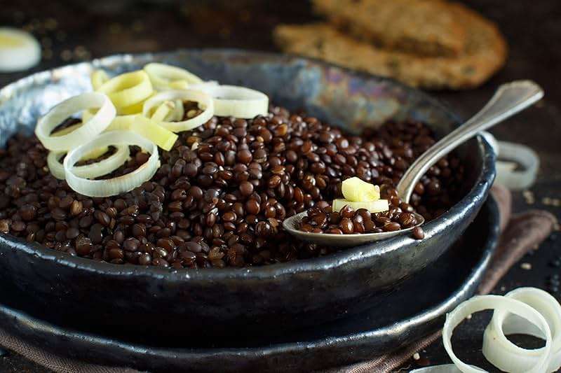 Food to Live Organic Black Lentils, 10 Pounds – Non-GMO, Whole Dry Pulses, Raw, Sproutable, Kosher, Vegan, Bulk Legumes, Black Masoor Daal. Rich in Thiamin, Folate, Protein. Great for Tacos, Soups - Image 6