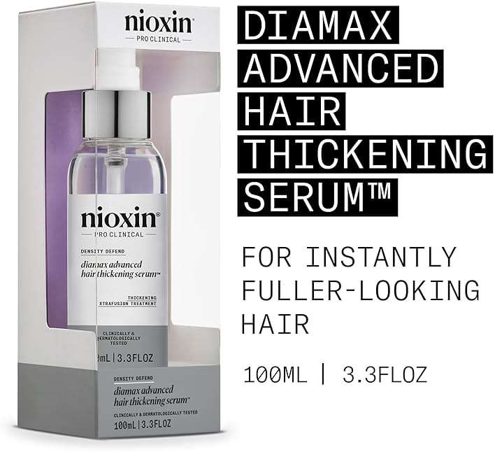Nioxin Density Defend Diamax Advanced Hair Thickening Serum With Caffeine, Niacinamide & Panthenol For Thicker, Fuller-Looking Hair 3.38 Fl oz - Image 3